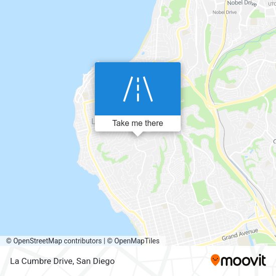 Mapa de La Cumbre Drive