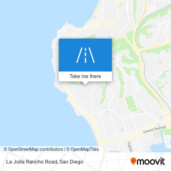 Mapa de La Jolla Rancho Road