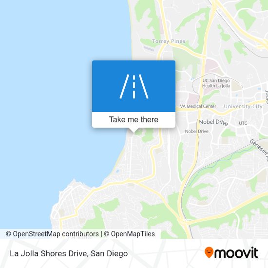 Mapa de La Jolla Shores Drive