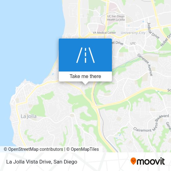Mapa de La Jolla Vista Drive