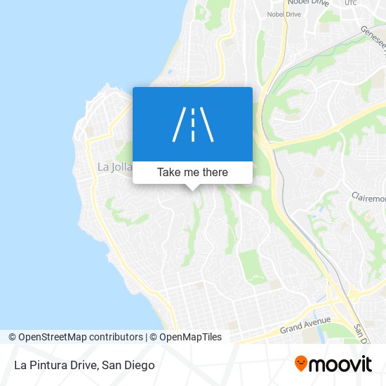 Mapa de La Pintura Drive