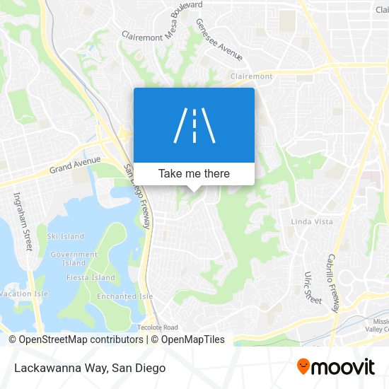 Mapa de Lackawanna Way