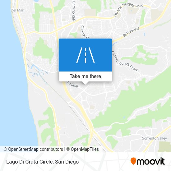 Lago Di Grata Circle map