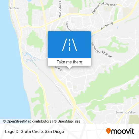 Lago Di Grata Circle map