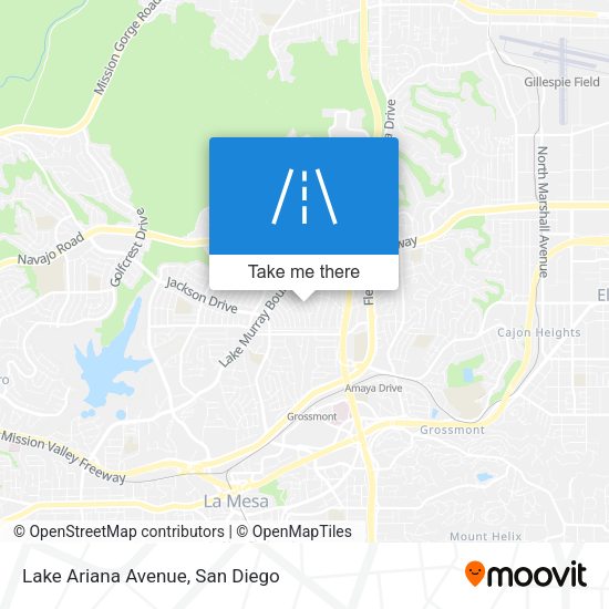 Lake Ariana Avenue map