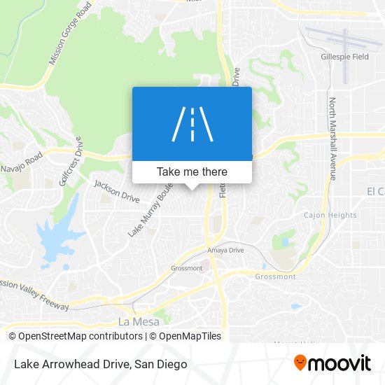 Mapa de Lake Arrowhead Drive