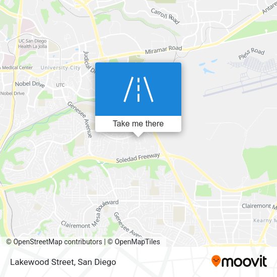 Mapa de Lakewood Street