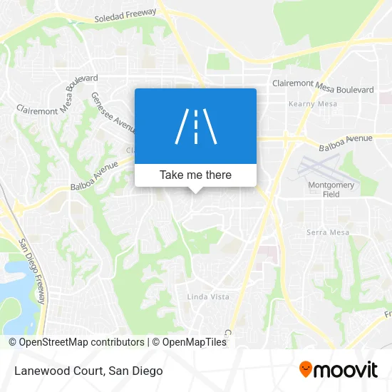 Mapa de Lanewood Court