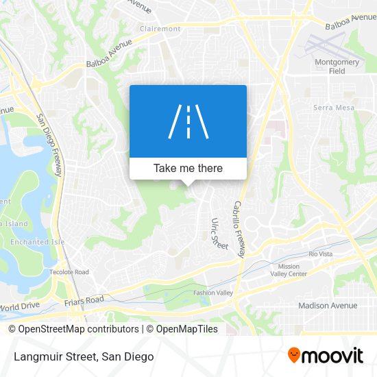 Mapa de Langmuir Street