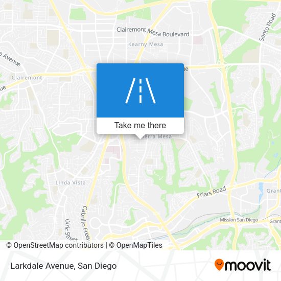 Mapa de Larkdale Avenue