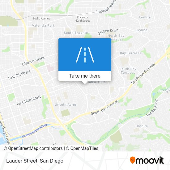 Mapa de Lauder Street