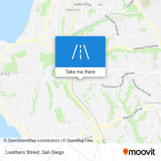 Mapa de Leathers Street