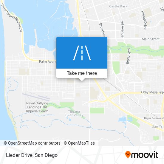Mapa de Lieder Drive