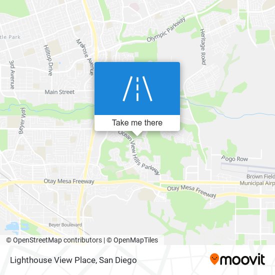 Mapa de Lighthouse View Place