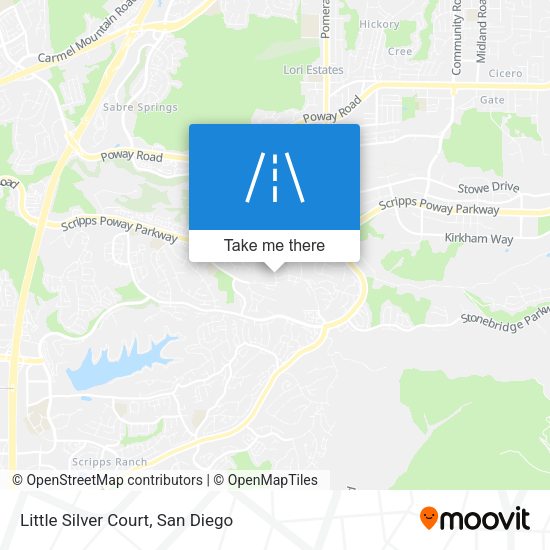 Little Silver Court map