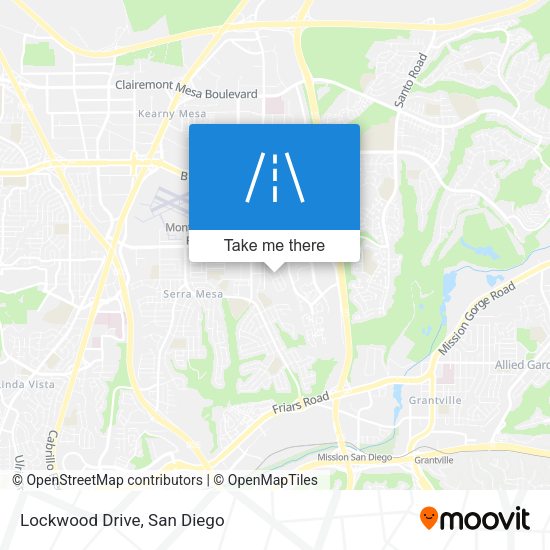 Lockwood Drive map