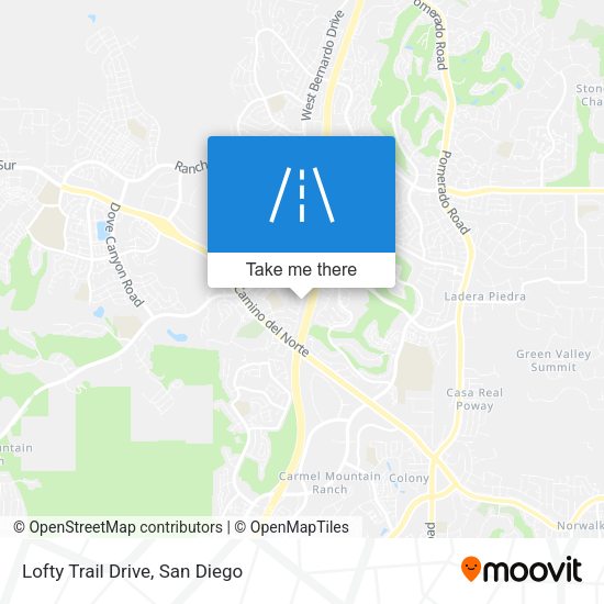 Mapa de Lofty Trail Drive