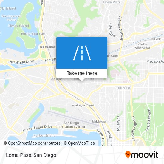 Mapa de Loma Pass