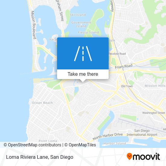 Mapa de Loma Riviera Lane