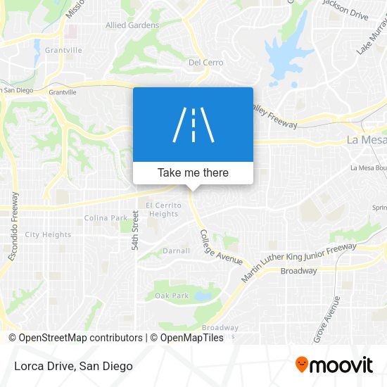 Mapa de Lorca Drive