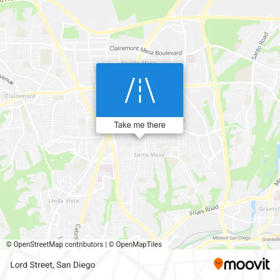 Lord Street map