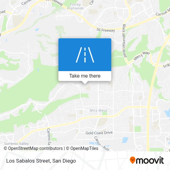 Los Sabalos Street map