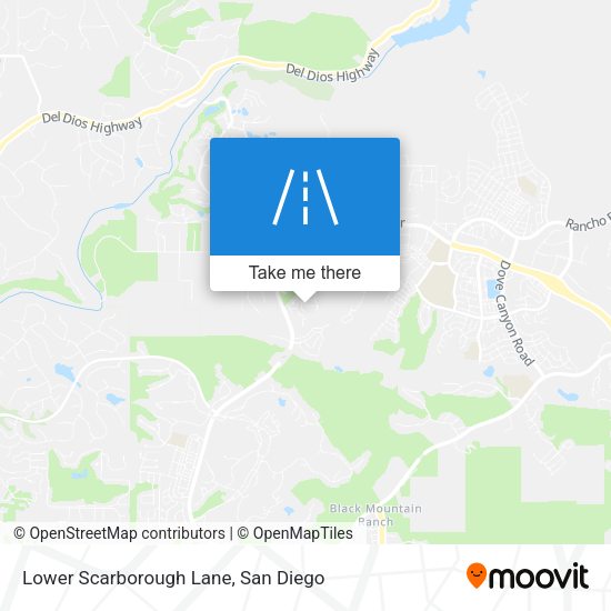 Lower Scarborough Lane map
