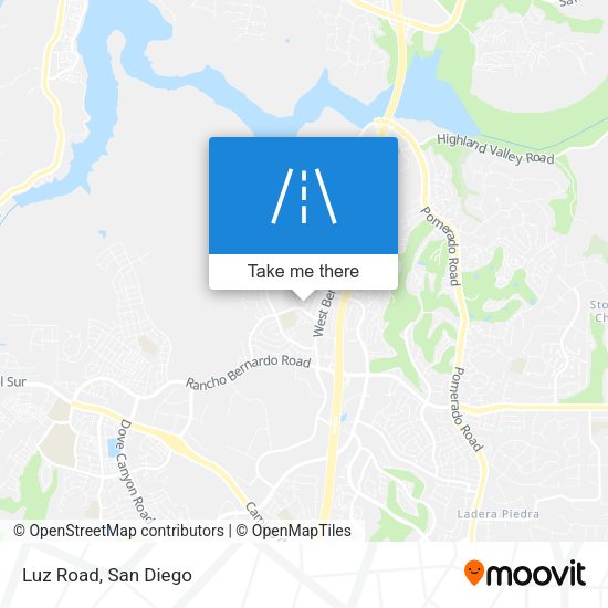 Mapa de Luz Road