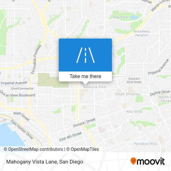 Mapa de Mahogany Vista Lane