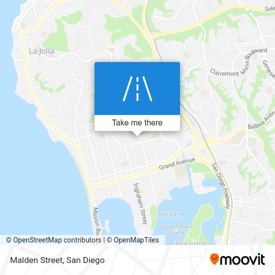 Mapa de Malden Street