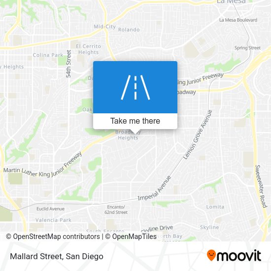 Mallard Street map