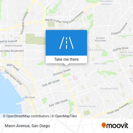 Mapa de Mann Avenue