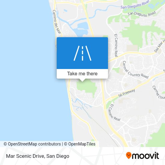Mapa de Mar Scenic Drive