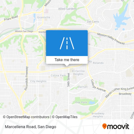 Mapa de Marcellena Road
