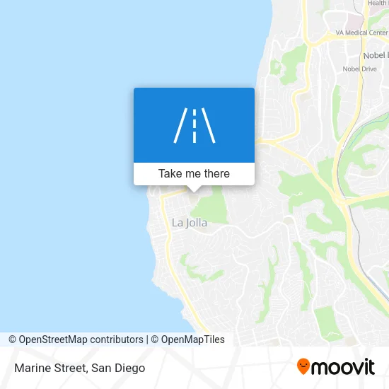 Marine Street map