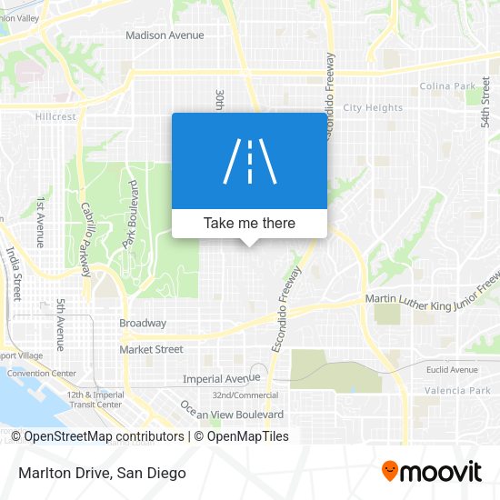 Mapa de Marlton Drive