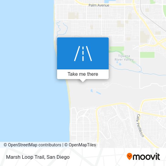 Mapa de Marsh Loop Trail