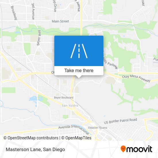 Mapa de Masterson Lane