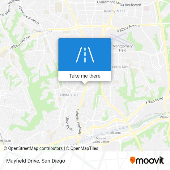 Mapa de Mayfield Drive