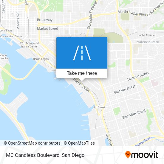 Mapa de MC Candless Boulevard