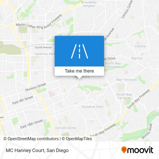 Mapa de MC Hanney Court