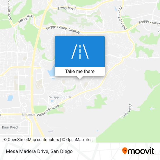 Mapa de Mesa Madera Drive