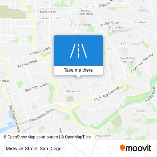Mapa de Midwick Street