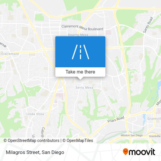 Mapa de Milagros Street