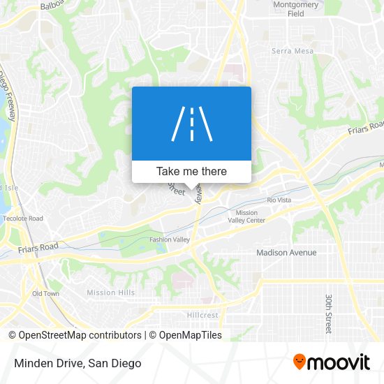 Mapa de Minden Drive