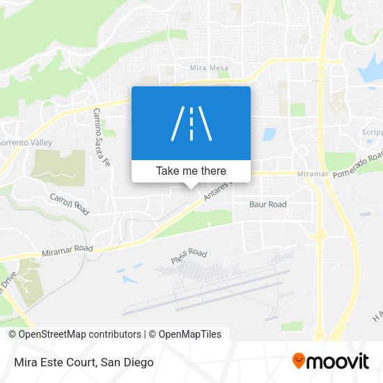 Mapa de Mira Este Court