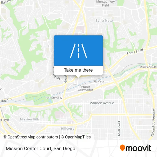Mission Center Court map