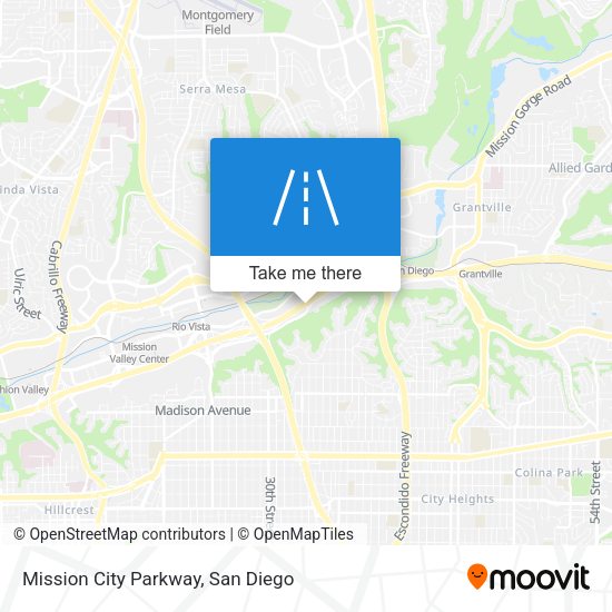 Mapa de Mission City Parkway