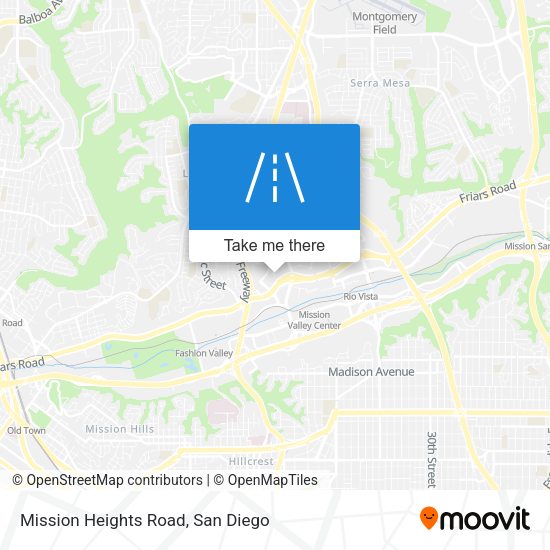 Mapa de Mission Heights Road