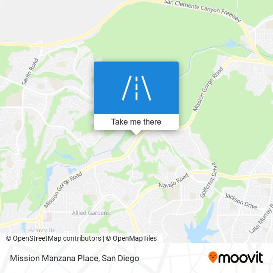 Mapa de Mission Manzana Place